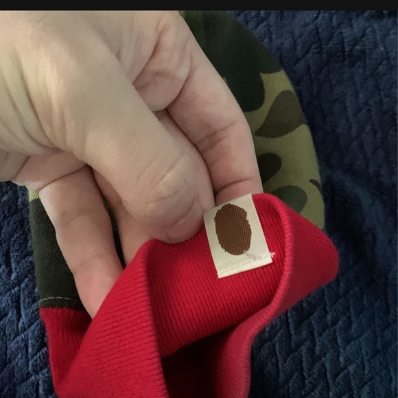 Red/green bape jacket - Picture 8 of 10